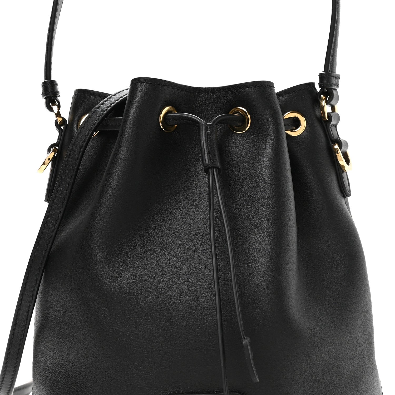 Prada Nappa Mini Re-Edition 1978 Bucket Bag Black 8 of 10