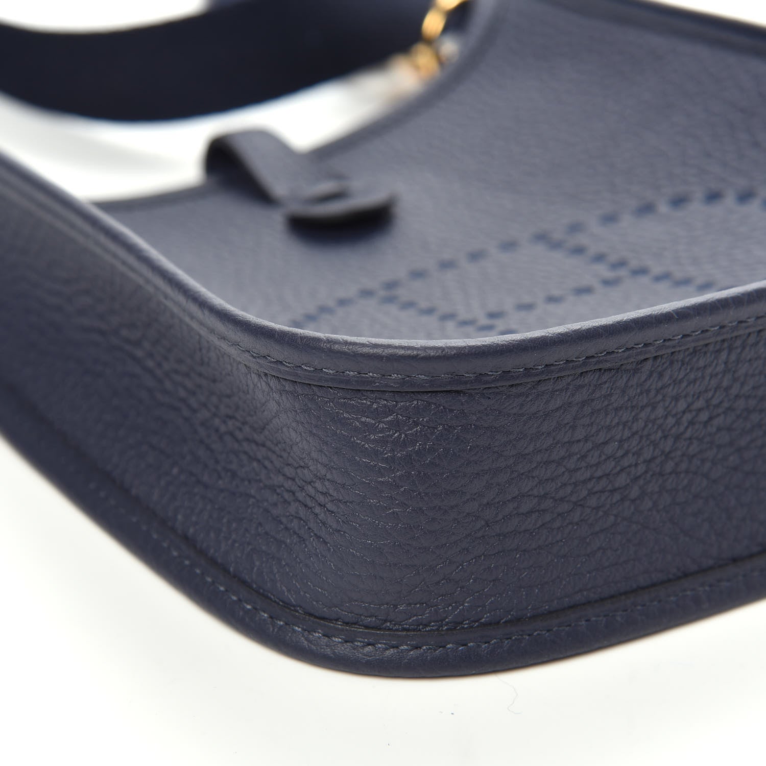 Hermes Taurillon Clemence Evelyne TPM Bleu Nuit 8 of 10