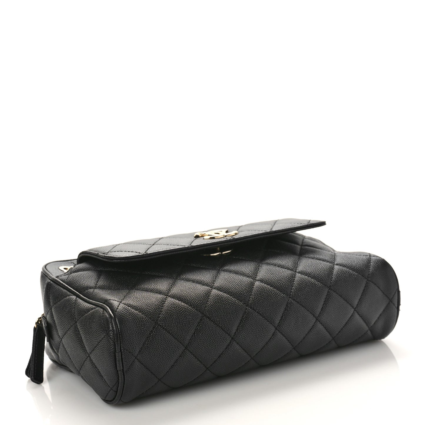 Caviar Quilted Medium In & Out Camera Case Black