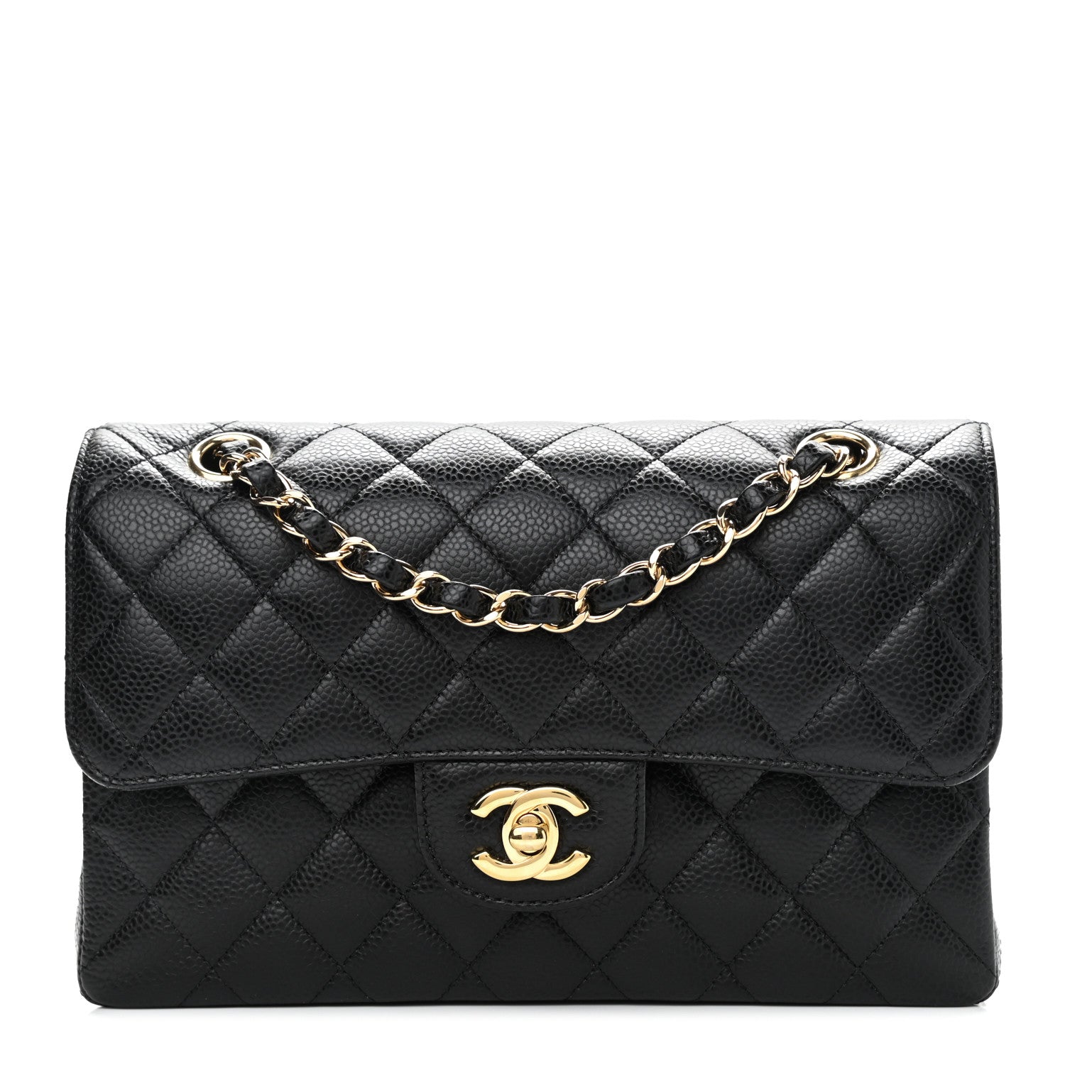 Chanel Caviar Quilted Small Double Flap Black 1 of 12