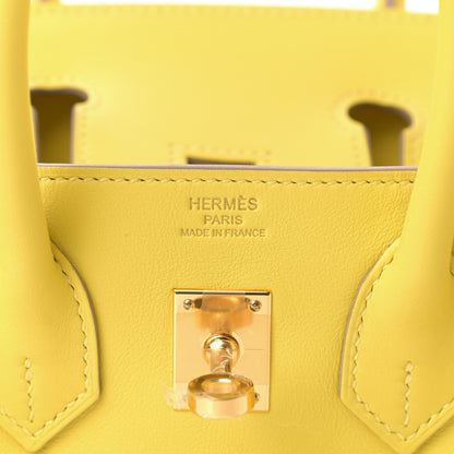 Hermes Swift Birkin 25 Lime 6 of 11