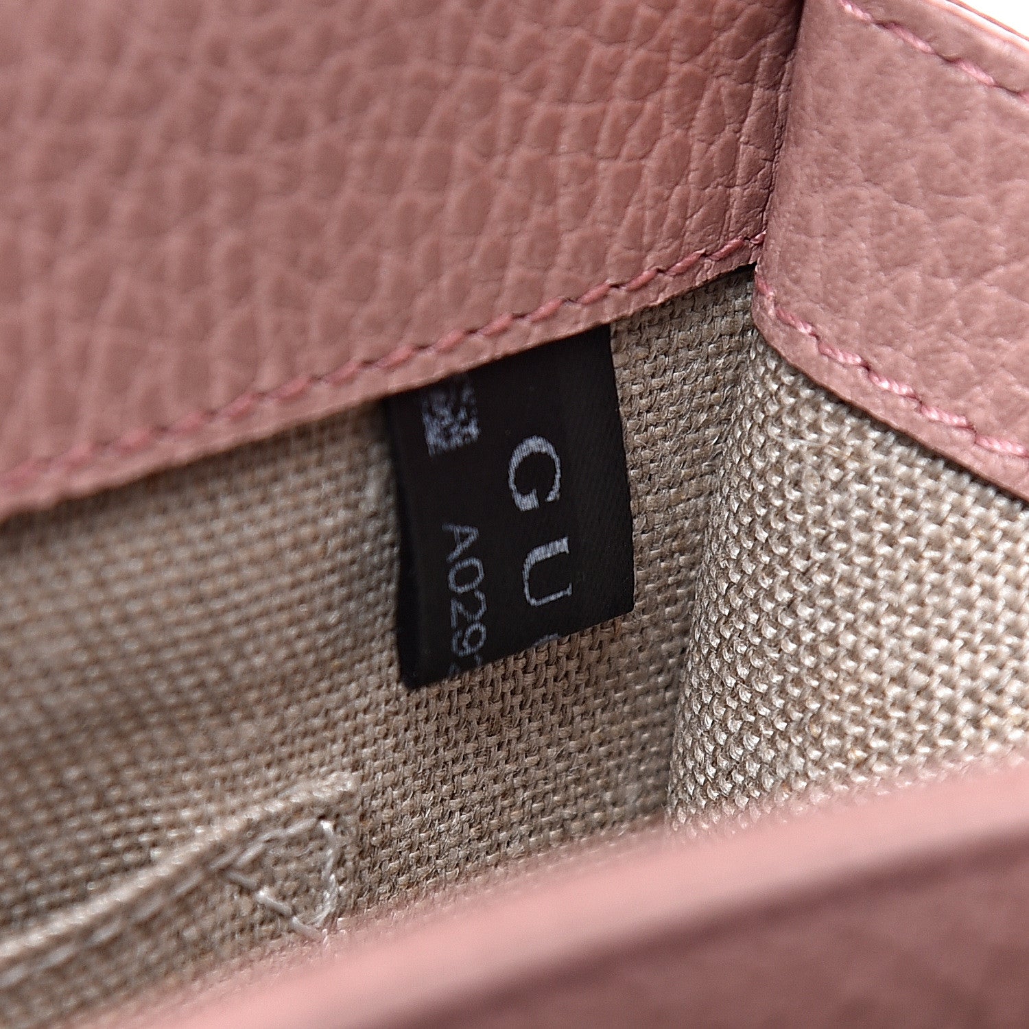 Gucci Dollar Calfskin Small Interlocking G Shoulder Bag Soft Pink 8 of 11