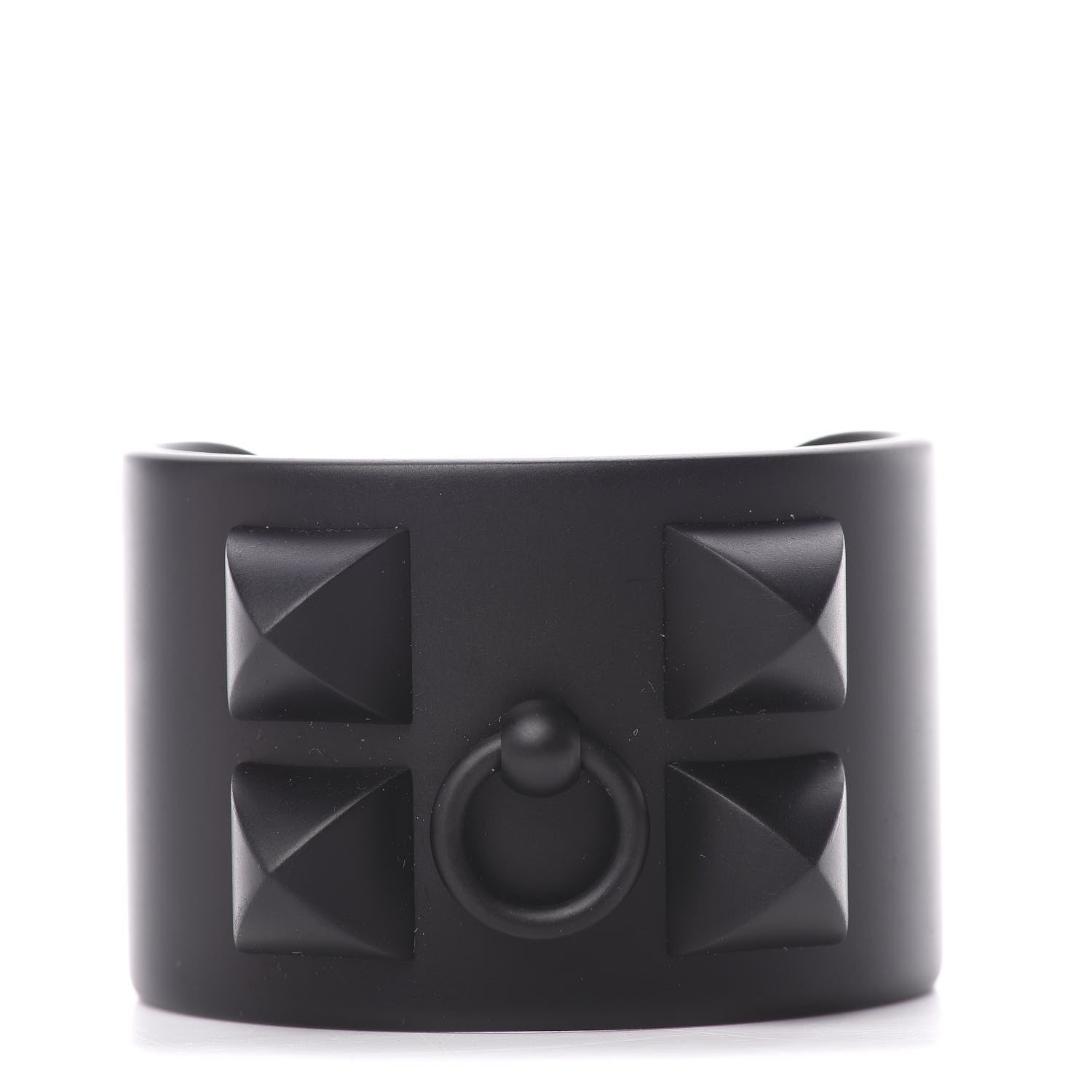 Hermes Aluminium Sunset Collier De Chien CDC Bracelet T2 Noir Intense 1 of 4