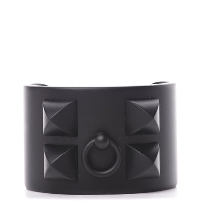 Hermes Aluminium Sunset Collier De Chien CDC Bracelet T2 Noir Intense 1 of 4