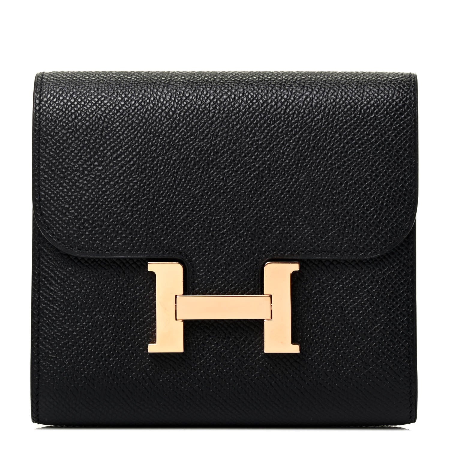 Hermes Epsom Constance Short Wallet Black 1 of 6