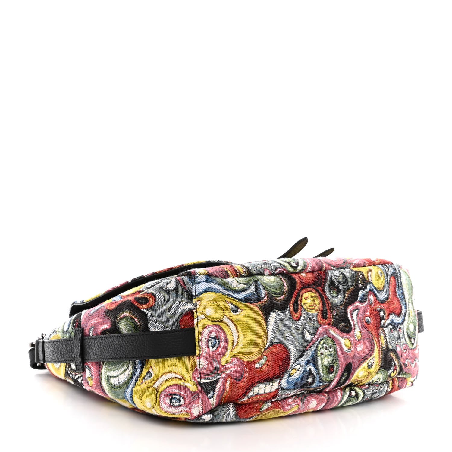 Christian Dior X KENNY SCHARF Jacquard Printed Soft Saddle Bag Multicolor 4 of 10