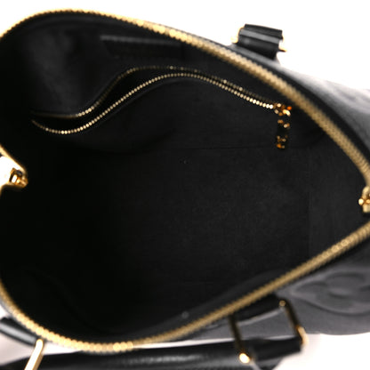 Louis Vuitton Empreinte Monogram Giant Speedy Bandouliere 25 Black 5 of 8