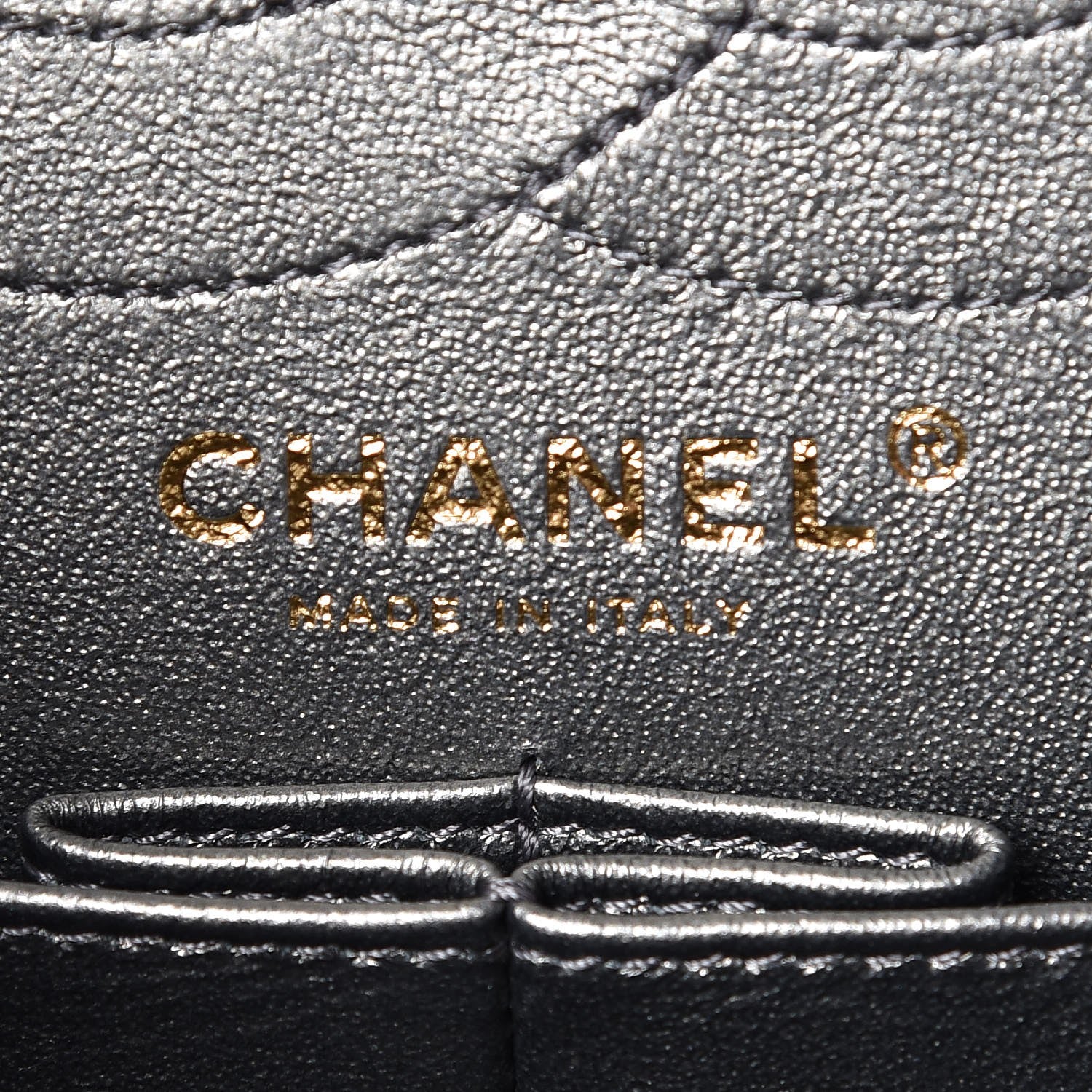 Chanel Metallic Calfskin Quilted 2.55 Reissue 226 Flap Charcoal 7 of 16