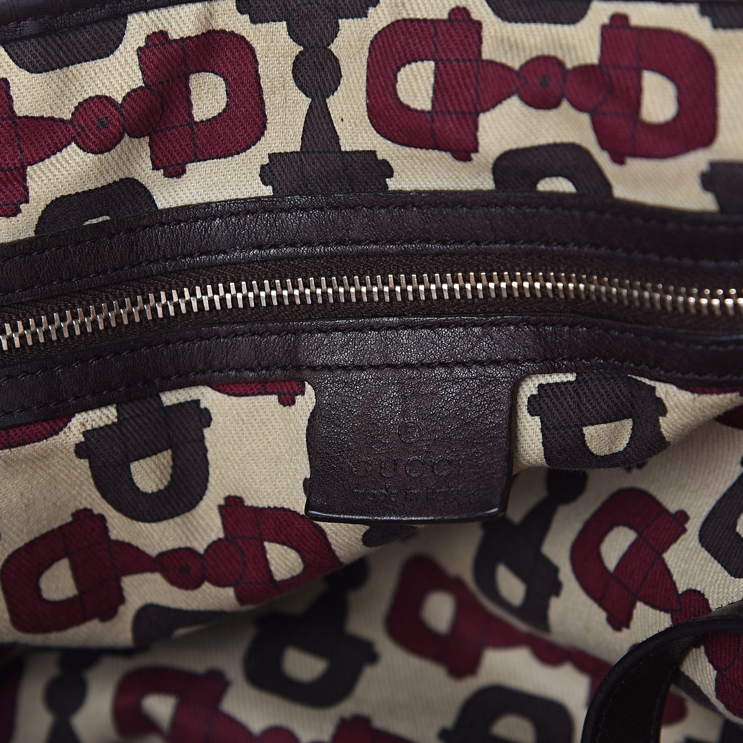 Guccissima Medium Pelham Shoulder Bag Dark Brown
