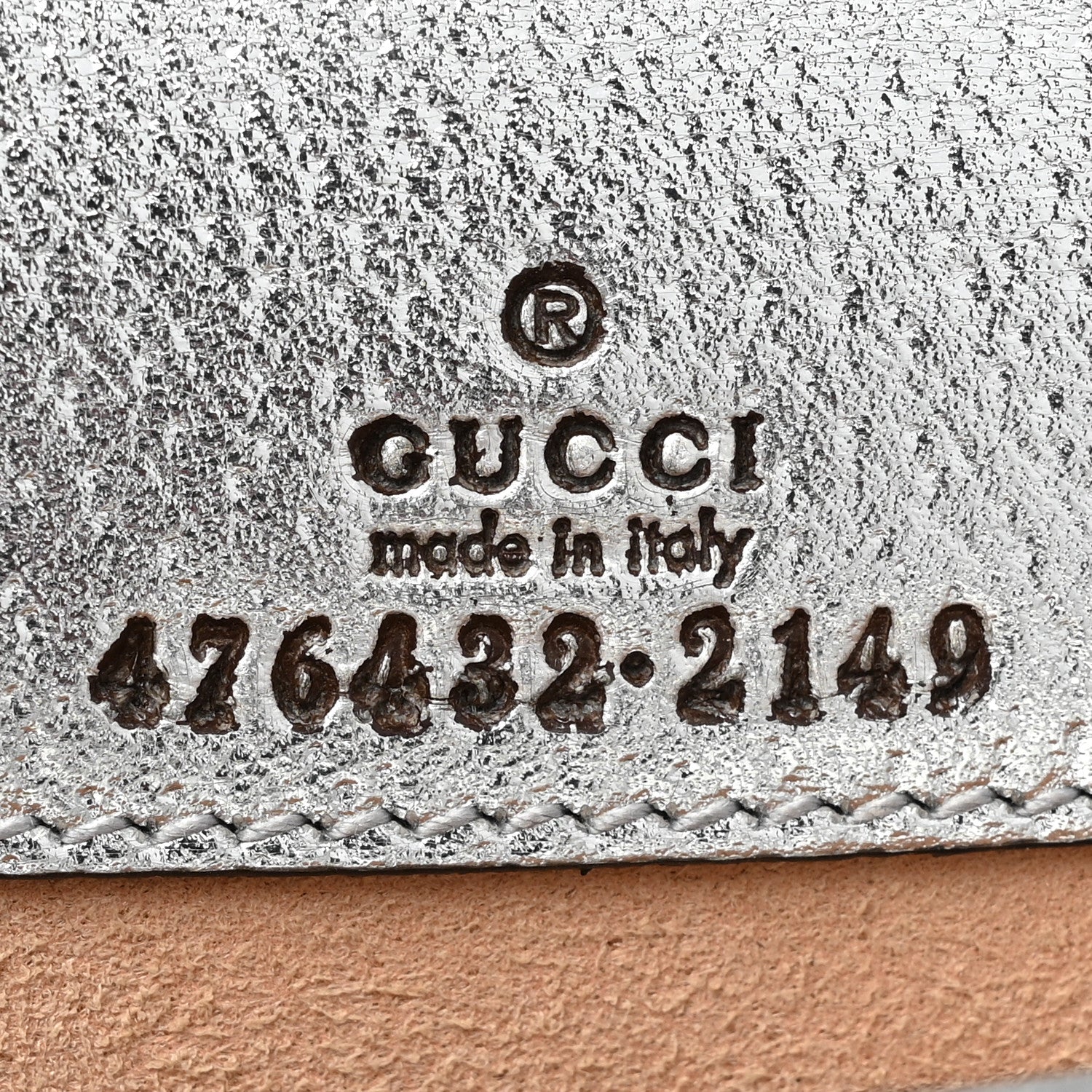 Gucci Metallic Calfskin Super Mini Dionysus Shoulder Bag Silver 6 of 8