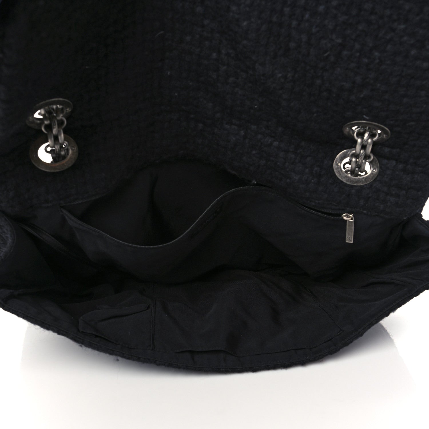 Chanel Tweed XXL Reissue Flap Black 4 of 9
