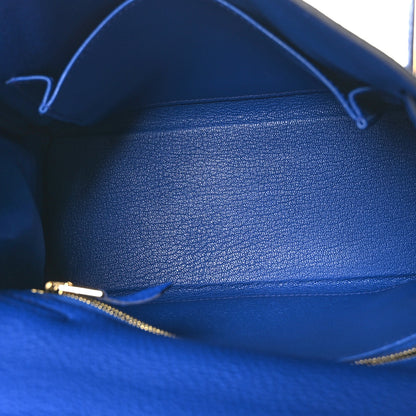 Hermes Togo Kelly Retourne 25 Bleu Royal 5 of 10
