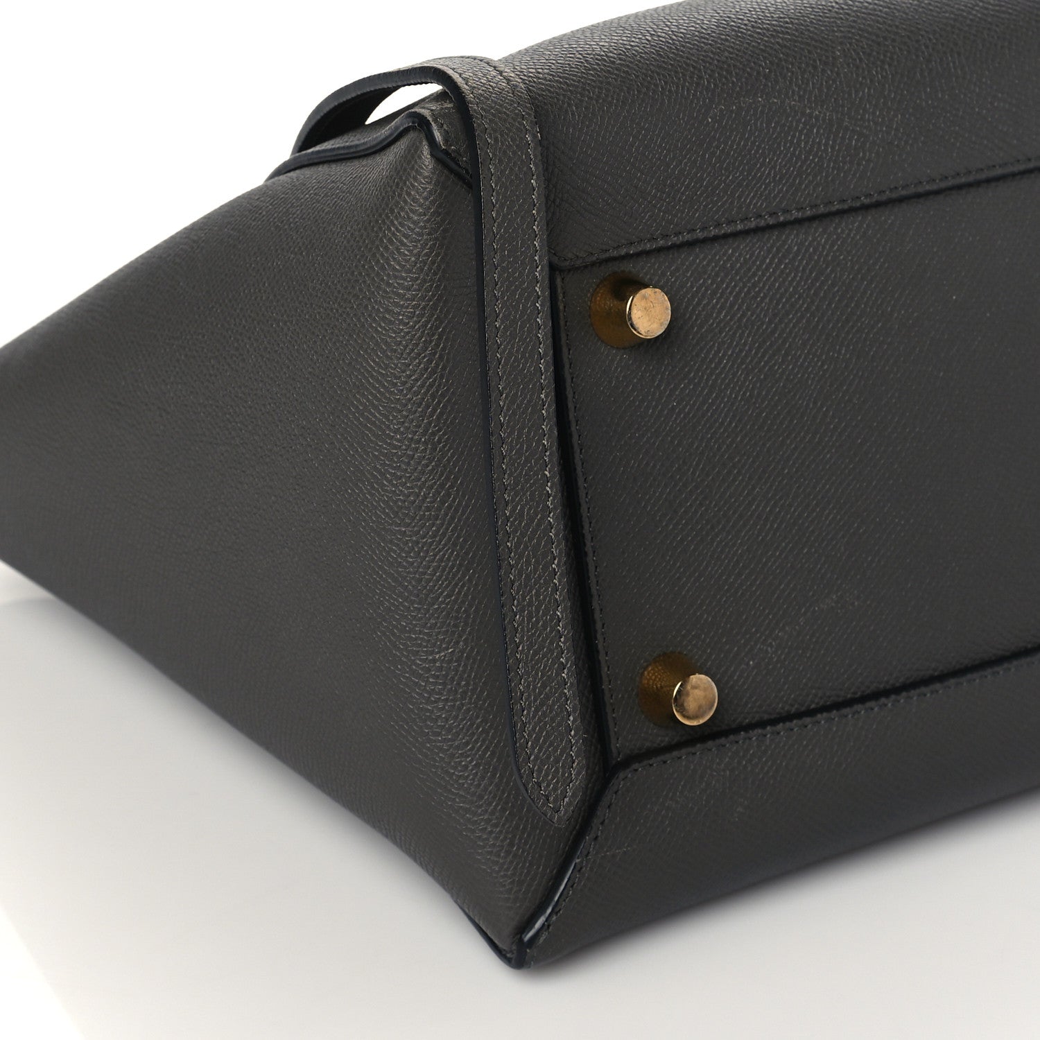 Celine Grained Calfskin Mini Belt Bag Grey 9 of 10