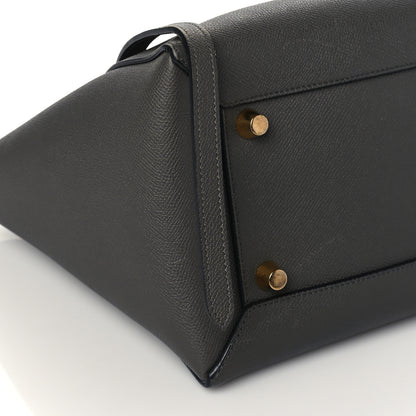 Celine Grained Calfskin Mini Belt Bag Grey 9 of 10