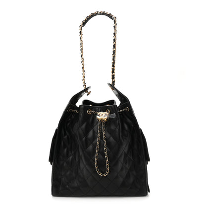 Chanel Caviar Quilted Medium Chanel 25 Handbag Black 1 of 12