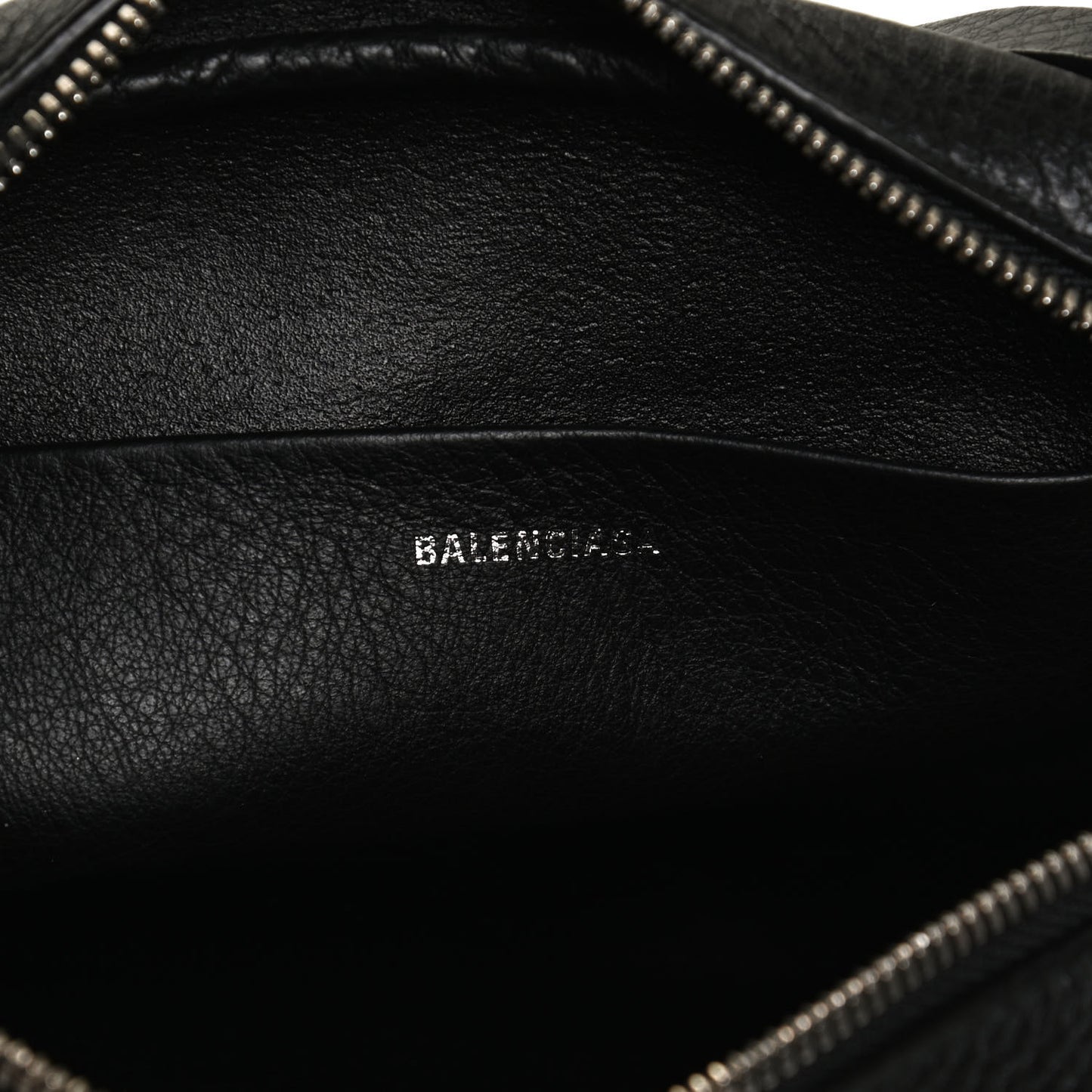 Calfskin Logo S Everyday Camera Bag Black