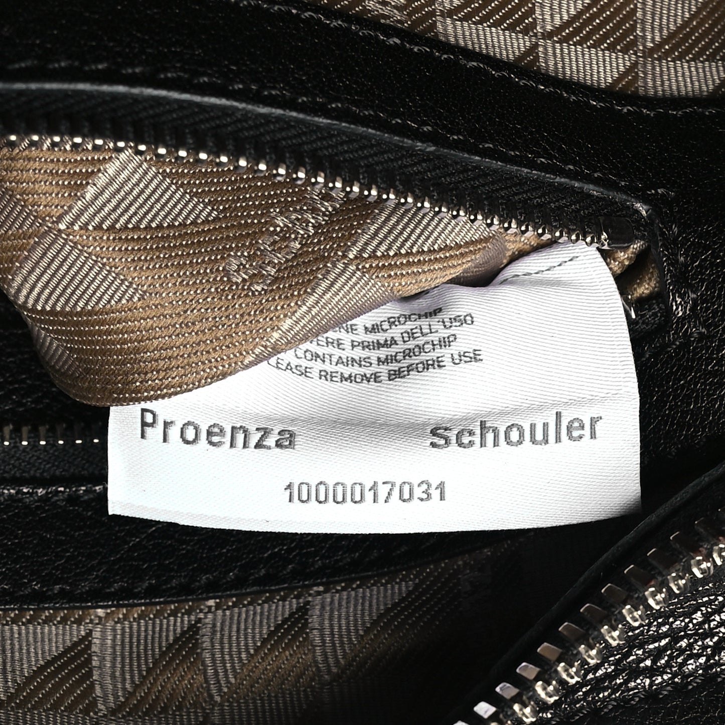 Calfskin PS13 Shoulder Bag Black