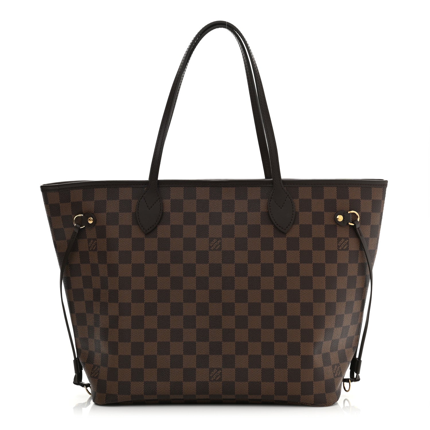 Louis Vuitton Damier Ebene Neo Neverfull MM Rose Ballerine 1 of 11