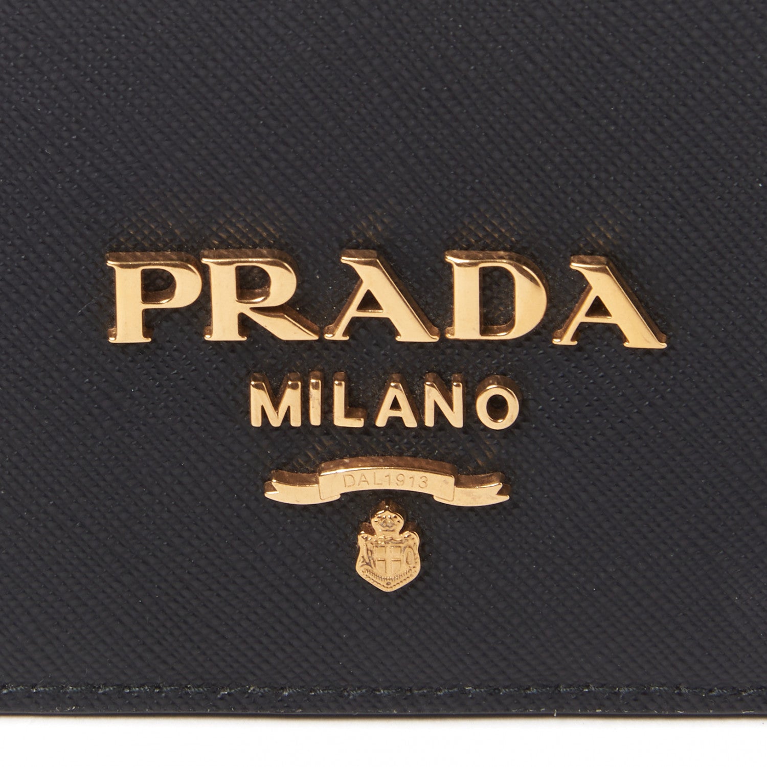 Prada Saffiano Chain Shoulder Bag Black 7 of 8