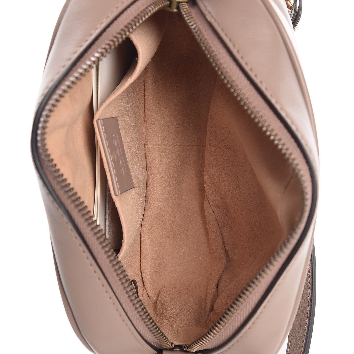 Calfskin Matelasse Mini GG Marmont Chain Shoulder Bag Nude