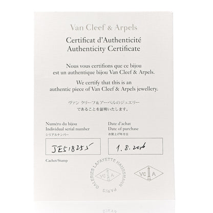 Van Cleef & Arpels 18K Rose Gold Sweet Alhambra Earrings 7 of 7