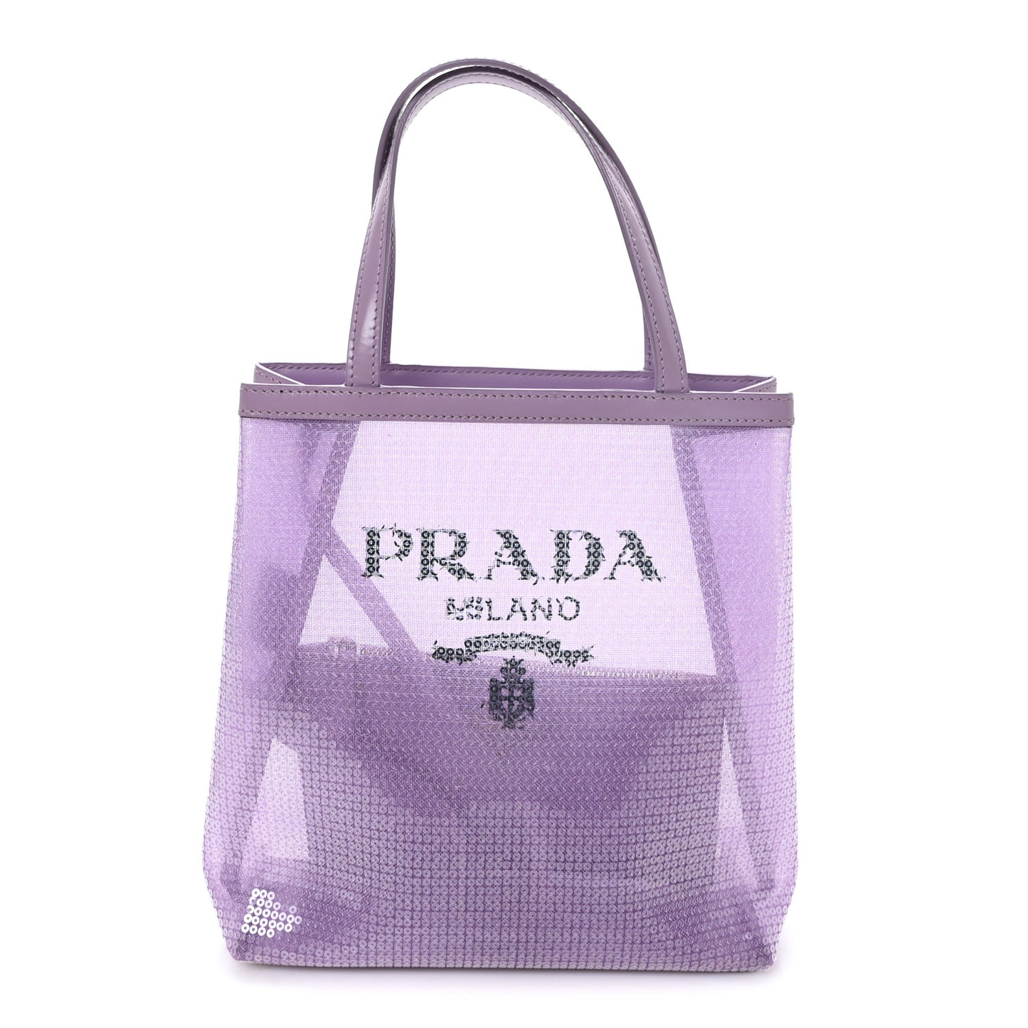 Sequin Mesh Small Tote Bag Lilium