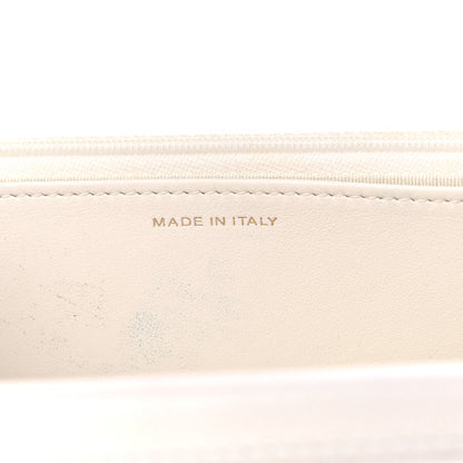 Chanel Caviar Quilted Wallet On Chain WOC White 6 of 10