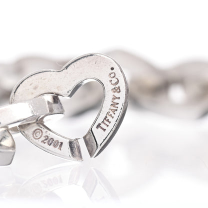Tiffany Sterling Silver 18K Yellow Gold Heart Links Bracelet 4 of 4