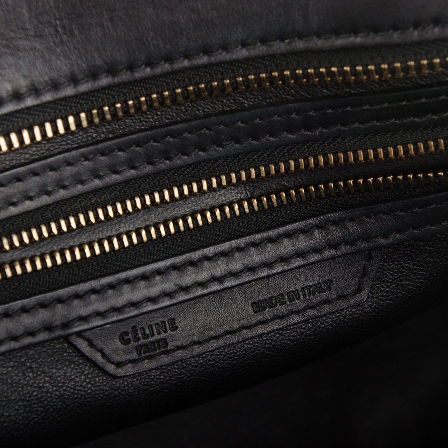 Smooth Velluto Calfskin Micro Tri-Color Luggage Vanilla