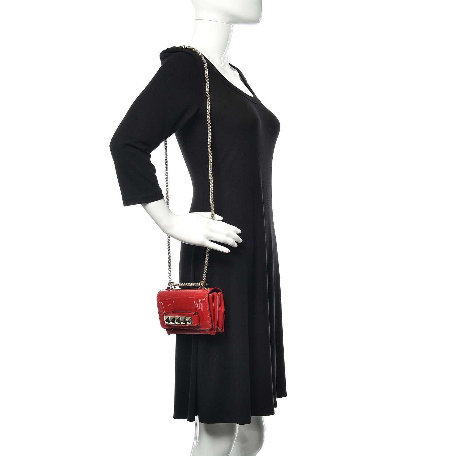 Valentino Garavani Patent Mini Va Va Voom Shoulder Bag Rosso Valentino 2 of 11