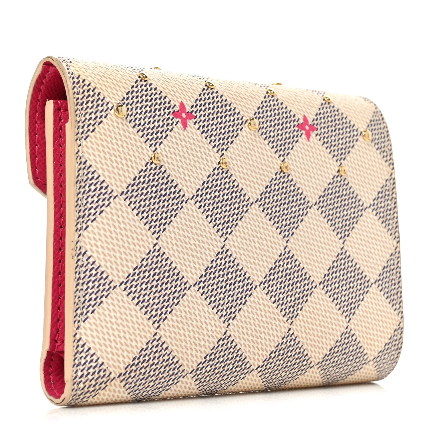 Louis Vuitton Damier Azur Studded Victorine Wallet 1889571