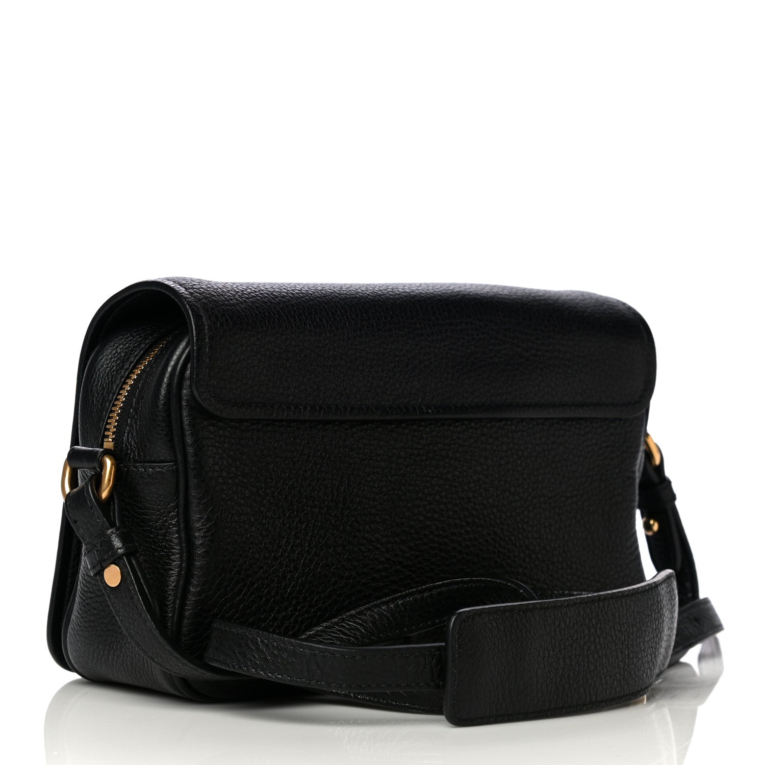 Prada Vitello Phenix Crossbody Bag Black 2 of 11