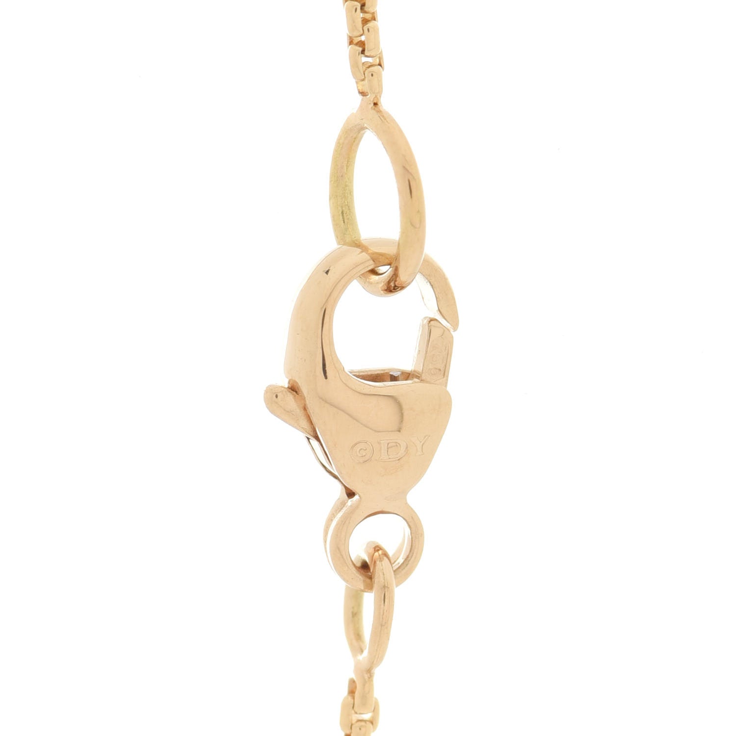 David Yurman 18K Yellow Gold Diamond Black Onyx Gray Mother of Pearl Reversible Elements Necklace 7 of 8