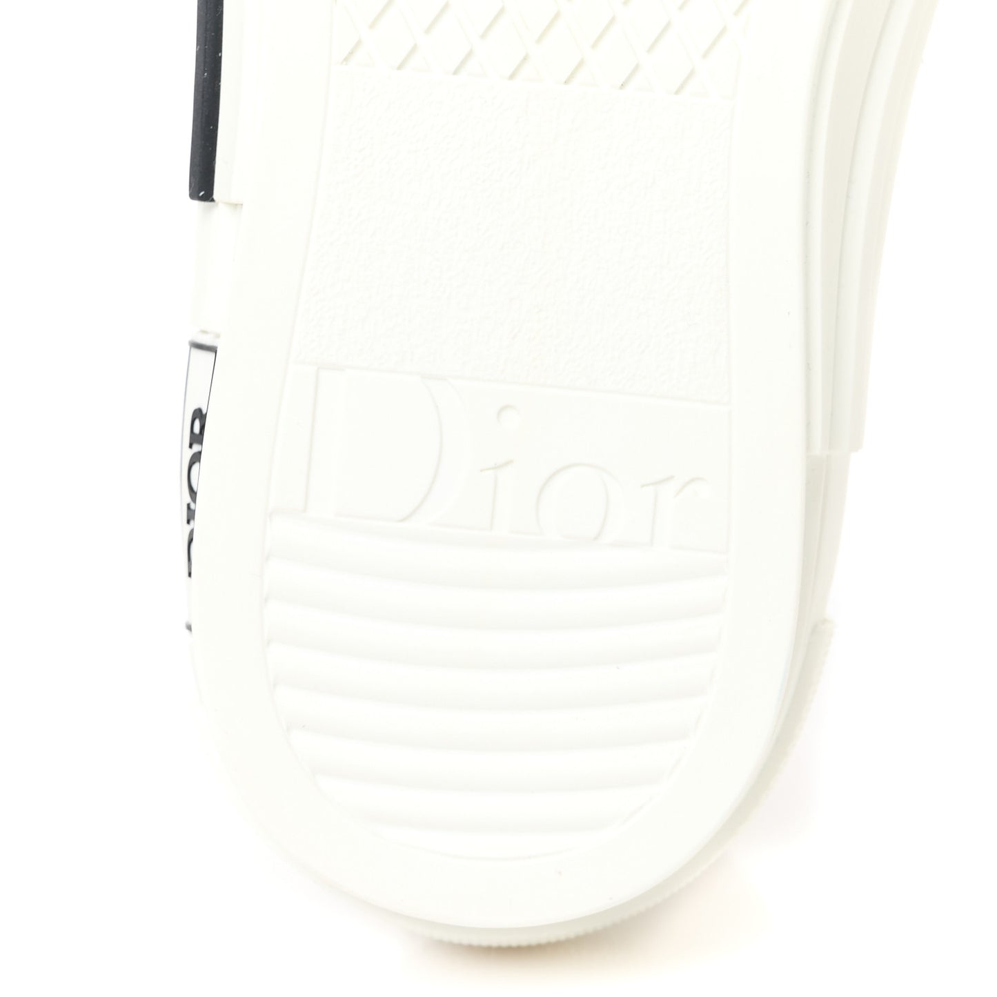 Technical Canvas Oblique B23 High Top Sneakers 37.5 White