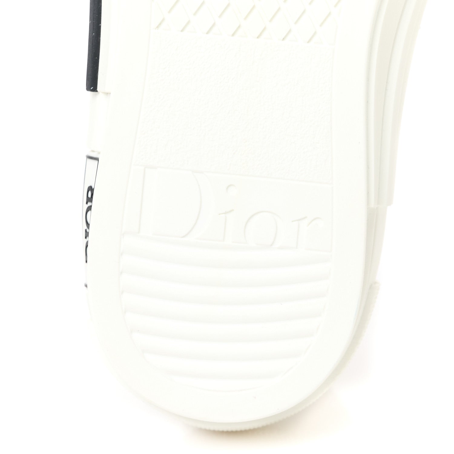 Christian Dior Technical Canvas Oblique B23 High Top Sneakers 37.5 White 6 of 11