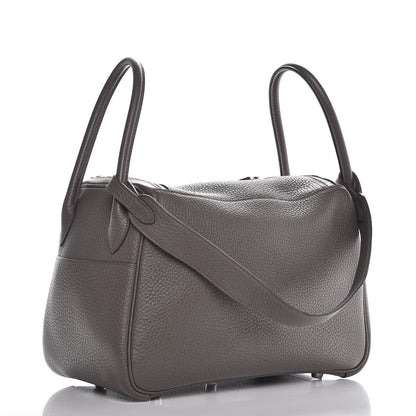 Hermes Taurillon Clemence Lindy 26 Etain 3 of 8