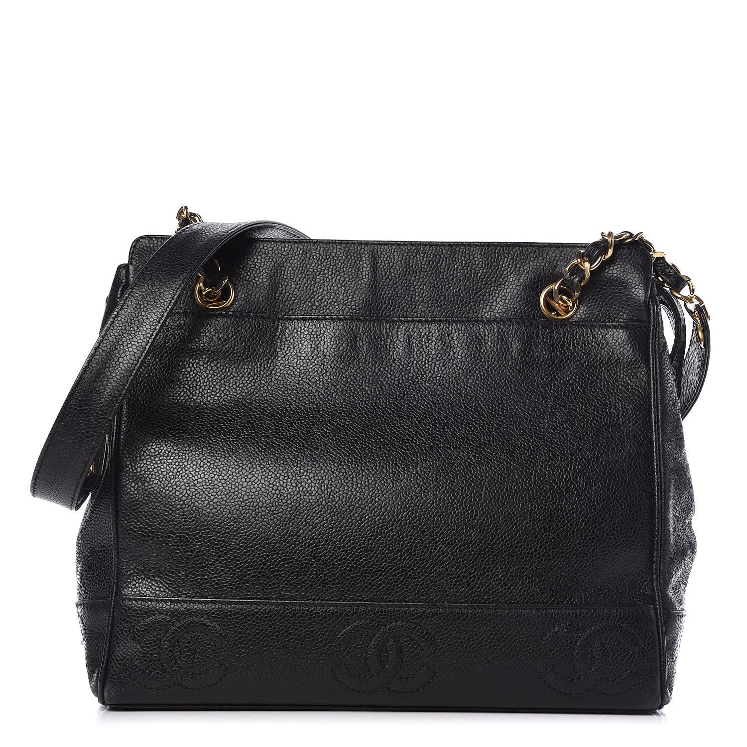 Chanel Caviar CC Shoulder Bag Black 1 of 14