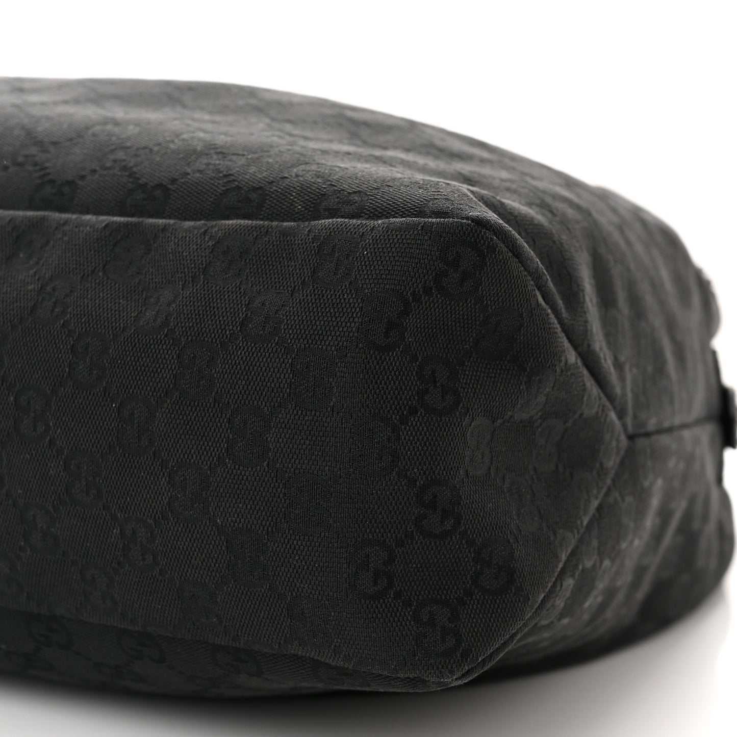 Monogram Large Horsebit Chain Hobo Black
