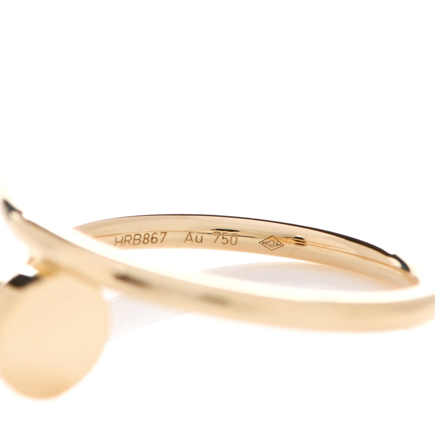 18K Yellow Gold Small Juste Un Clou Ring 52 6