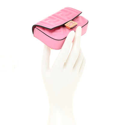 Fendi Nappa Matisse FF Embossed Nano Baguette Charm Lollypop 2 of 12