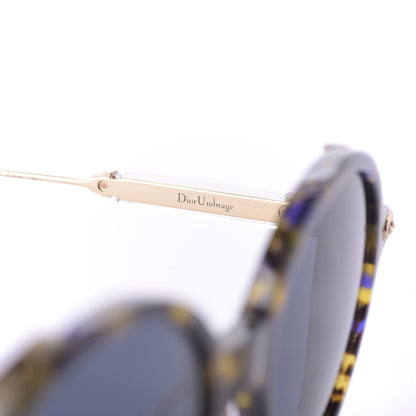Christian Dior Acetate Umbrage Round Sunglasses Tortoise Blue 7 of 10