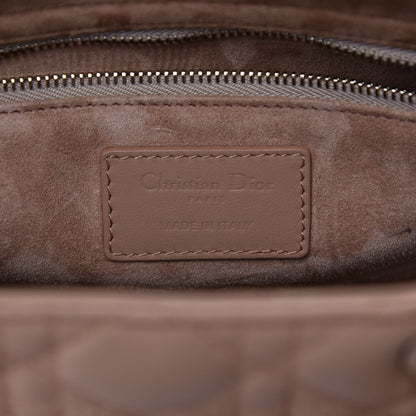 Christian Dior Ultra Matte Calfskin Cannage Medium Lady Dior Beige 6 of 16