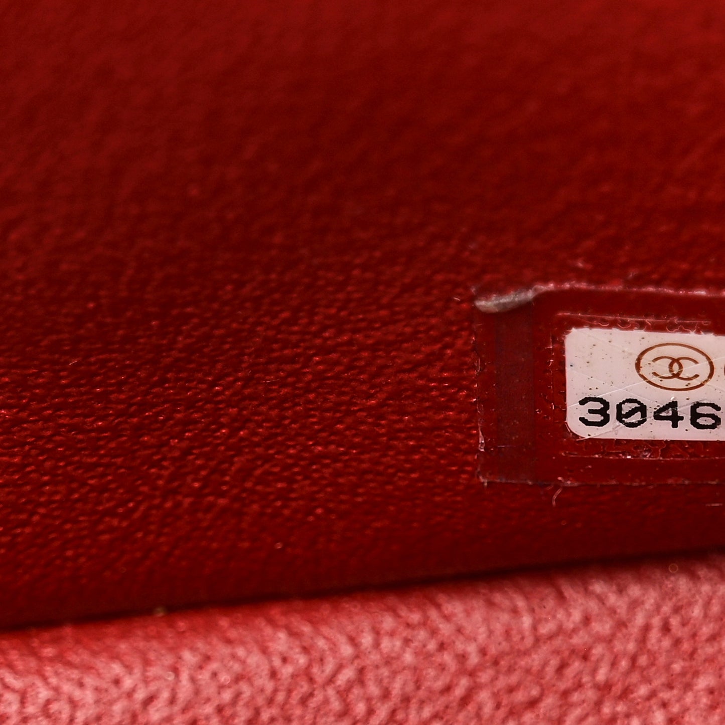 Lambskin Quilted Mini Square Flap Red