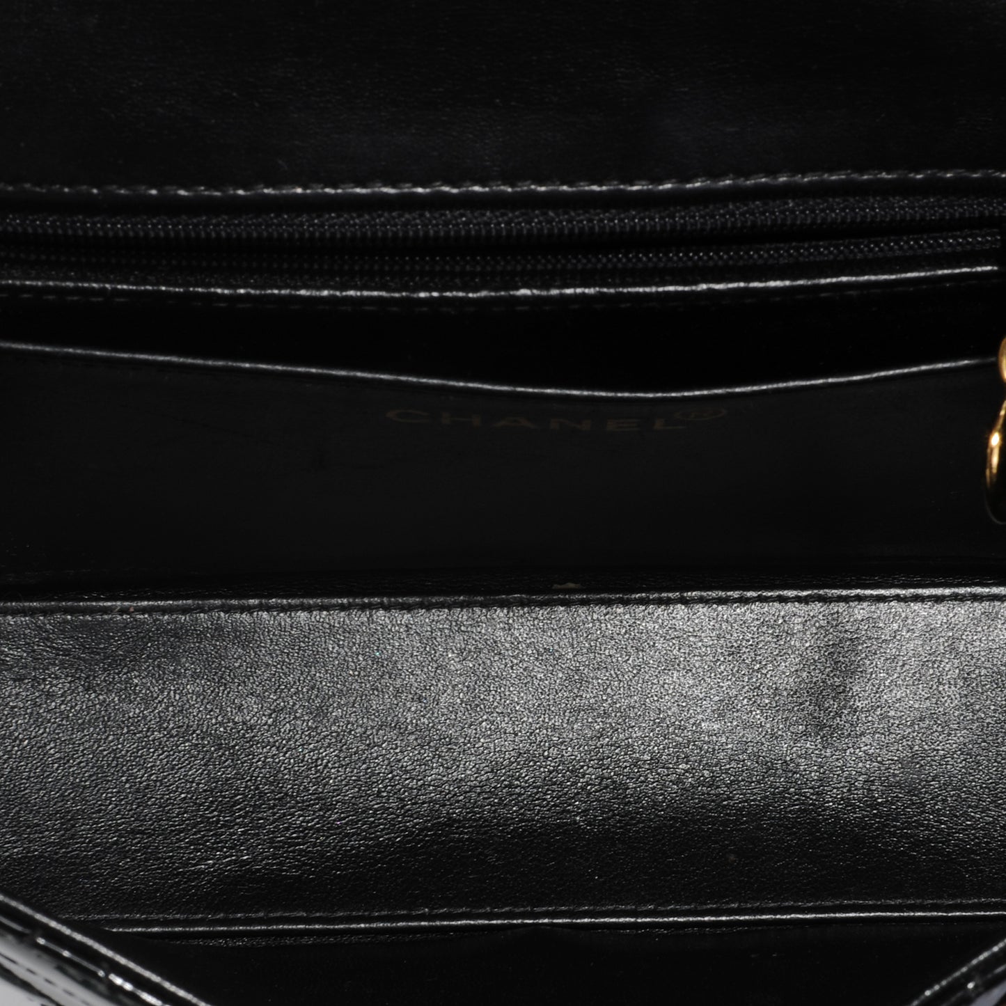 Patent Small Flap Black
