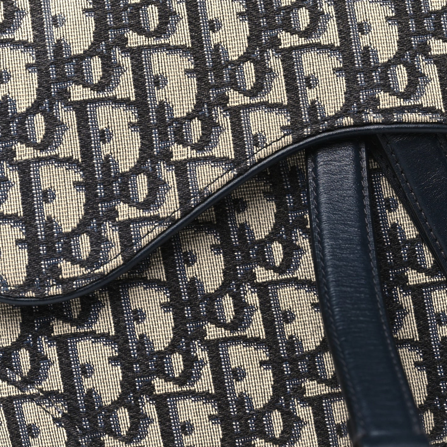 Oblique Saddle Bag Blue
