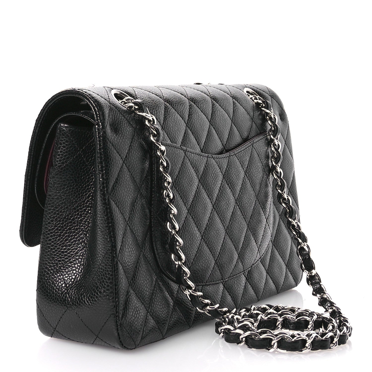 Chanel Caviar Quilted Medium Double Flap Black 3 of 11