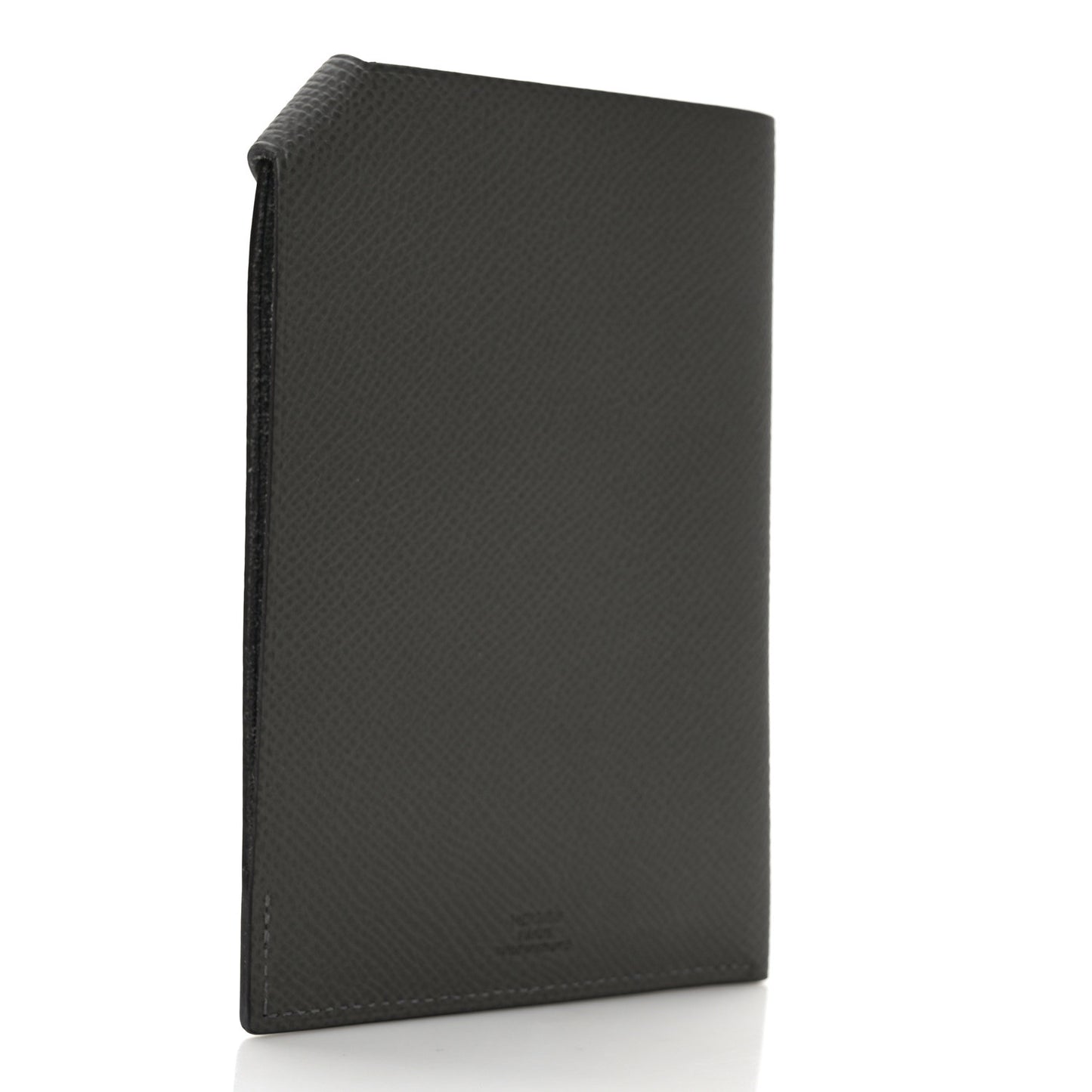 Epsom Tarmac Dot PM Passport Holder Gris Meyer Black