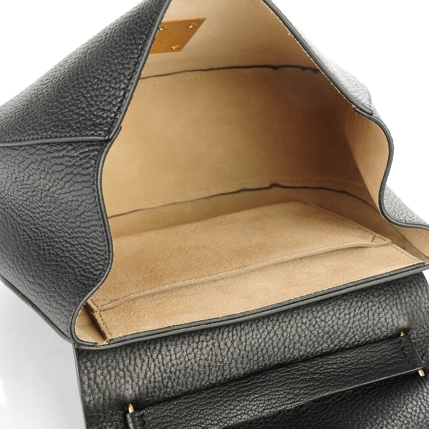 Chloe Grained Lambskin Drew Shoulder Bag Black 5 of 7