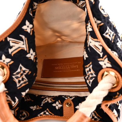 Louis Vuitton Canvas Monogram Cruise Bulles MM Navy 5 of 9