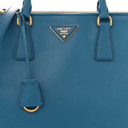 Prada Saffiano Medium Galleria Double Zip Tote Cobalto 9 of 13